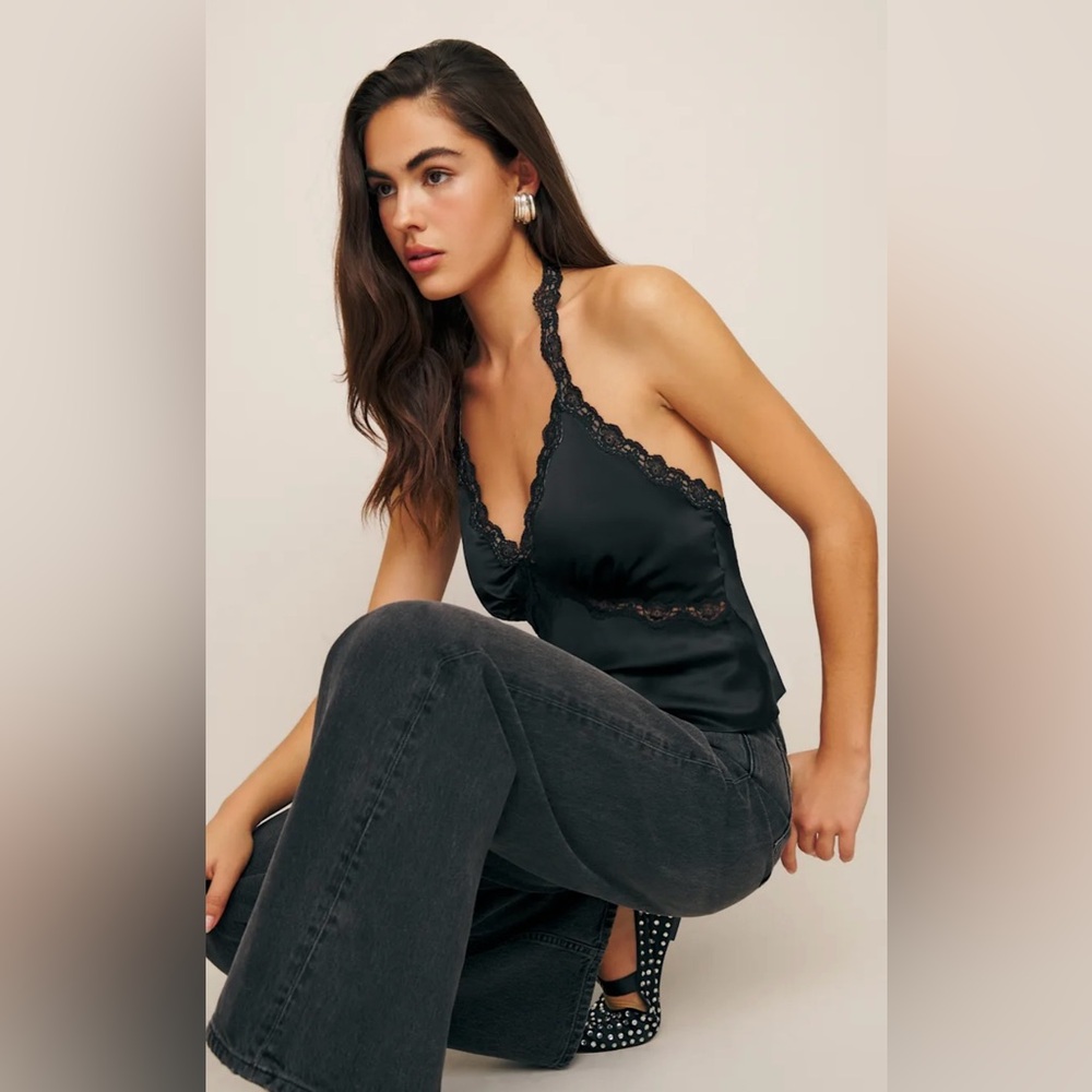 Reformation Silk Tank Top